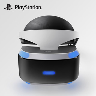 SONY 索尼 VR虚拟现实头盔头戴式设备 PS4 游戏眼镜促销套装 (黑色)