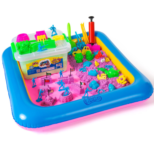 蜜蜜花手提收纳箱、太空沙玩具、酸枣木锅铲2件套等