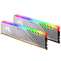 技嘉AORUS RGB幻彩内存条 DDR4 3200MHz 16G套条8Gx2台式电脑马甲