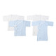 预售：PurCotton 全棉时代 纯棉纱布婴儿服 短款+长款 2盒装