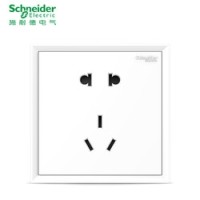 7日0点：Schneider 施耐德 皓朗白 86型五孔插座