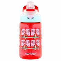 Contigo 儿童卡通塑料防漏水杯-小猫头鹰款 414ml