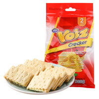 泰国进口 Voiz奶油味夹心饼干  苏打饼 休闲零食 192g/袋 *2件