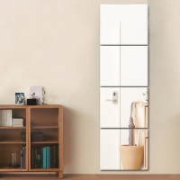 金思泰 贴墙组合穿衣镜 22*22cm*4片 送海绵胶