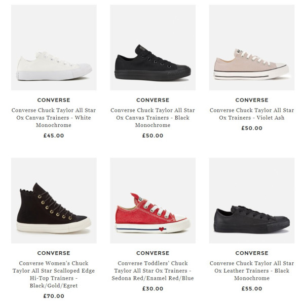 all sole 精选Converse 时髦必备 上新促销