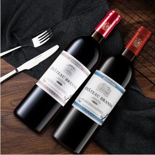 LAMONT 拉蒙 布兰达（B标+E标）干红葡萄酒750ml*2瓶礼盒装 原瓶进口波尔多AOC