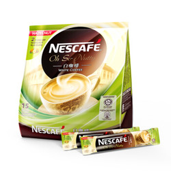 雀巢（Nestle）进口丝绒白咖啡榛果口味540g（15条*36g） *2件