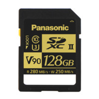 新品发售：Panasonic 松下 RP-SDZA128ZX 128G SD存储卡 （SLC、UHS-II、C10、V90）