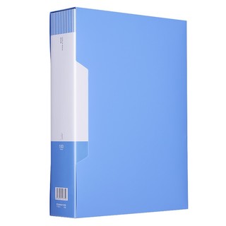 Comix 齐心 FF80AK-1 A4文件夹 80页 明蓝色 单个装