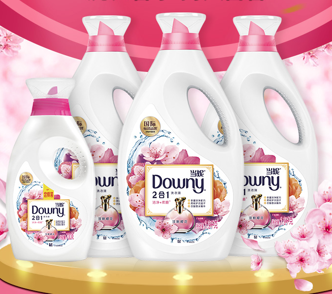 downy 当妮  洁净留香柔顺洗衣液2合1 6.