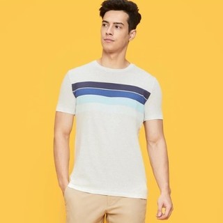 OLD NAVY 394751 男士条纹短袖圆领T恤