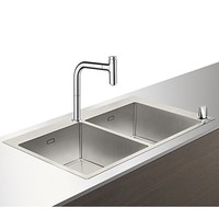 Hansgrohe 汉斯格雅 梦迪诗Select200 厨房水槽套餐 双槽