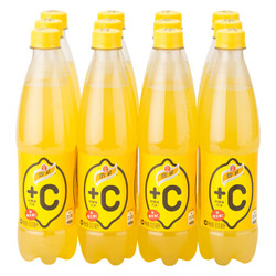 怡泉 Schweppes +C 柠檬味 汽水 碳酸饮料 含维生素C 400ml*12瓶 整箱装 可口可乐公司出品 *3件