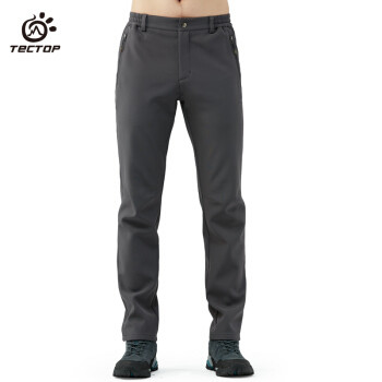 今日必买：探拓 男子软壳裤 PW7609 男款深灰 XL