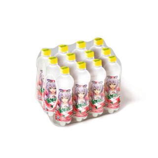 mirinara美年达荔枝汽水550ml12瓶荔枝味