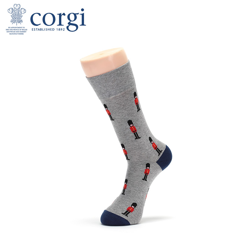 CORGI 轻棉款长袜 (ys81454819Grey、中筒、均码、灰色)