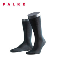 Falke 罗纹中筒男袜 (14662-3000-39、39-40、黑色)