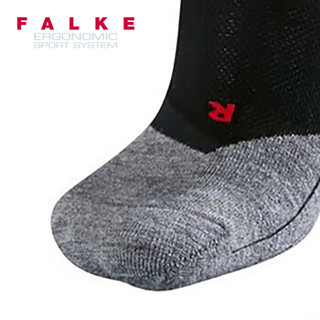 Falke 专业跑步运动女袜 ( RU4 Cushion系列 、16715-301037-38、黑色)