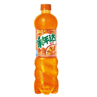 商品pepsi 百事 美年达系列 橙子汽水 (600ml*24瓶,橙味)