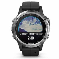 GARMIN 佳明 fenix5 Plus  GPS三星定位光电心率多功能支付音乐户外跑步运动手表