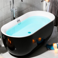 埃飞灵卫浴小户型家用迷你浴缸卫生间独立式成人亚克力1.3-1.7米