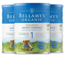 BELLAMY'S 贝拉米 新款有机婴幼儿配方奶粉 1段 900克 *3件