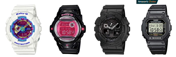 美国亚马逊 卡西欧 G-Shock系列 男女运动腕表特卖