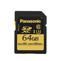 新品发售：Panasonic 松下 64GB SD存储卡 UHS-1 Class10
