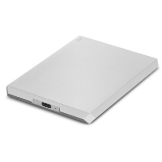 LaCie 莱斯 MOBILE DRIVE STHG2000400 移动硬盘 (便携式存储、88mm*122mm*10mm、USB 3.1、银色、2TB)