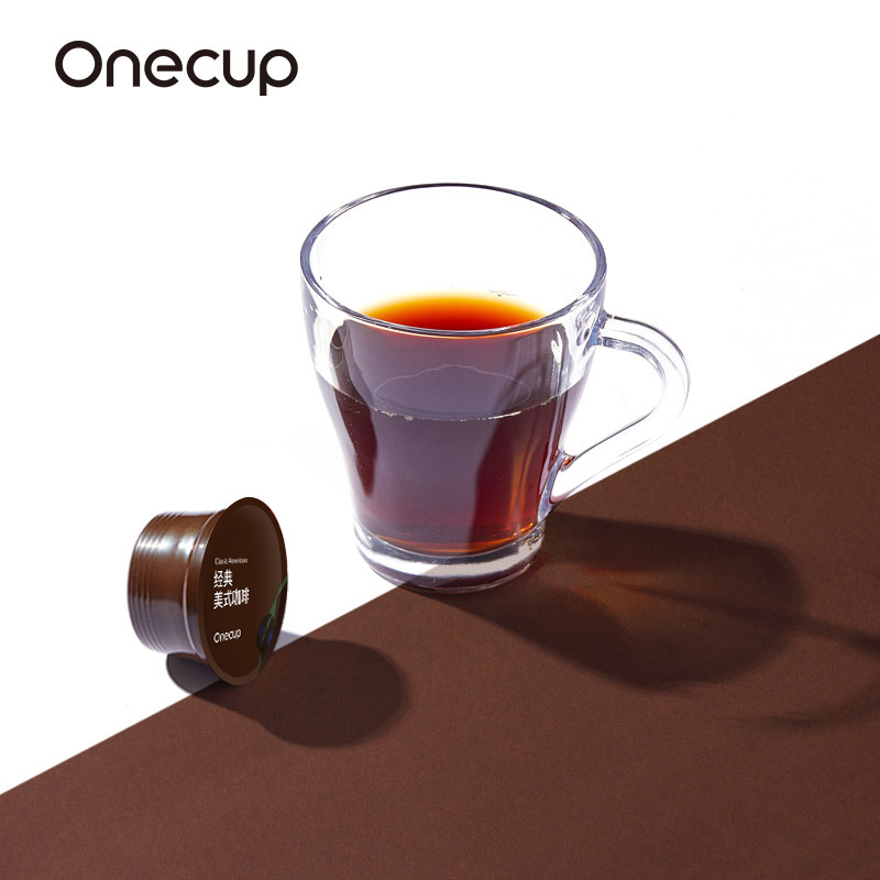 Onecup 胶囊咖啡 (盒装、10杯、经典美式咖啡、28g)