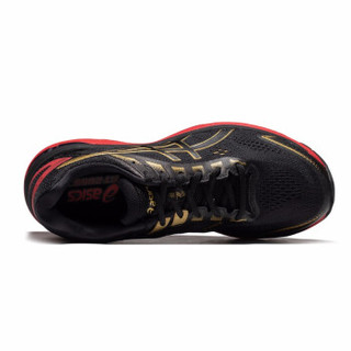 ASICS 亚瑟士 男运动鞋 (GT-2000 7 1011A262 、42.5、黑色/金色 )