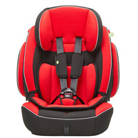 hd小龙哈彼 儿童汽车安全座椅 五点式安全带 LCS806-N006中国红 9-36kg（约9个月-12岁）
