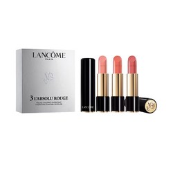 LANCOME 兰蔻 菁纯柔润唇膏 3.4g 三支装（202、262、331）