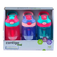 contigo 康迪克 防漏儿童吸管杯 414ml*3个