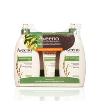 有券的上：Aveeno ￼￼艾维诺 燕麦保湿润肤乳液（532ml*2瓶+71g*1支） *2件 +凑单品