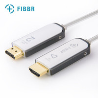 FIBBR 菲伯尔 光纤HDMI线 2.0版 (HDR10、2.0m、白色透明)
