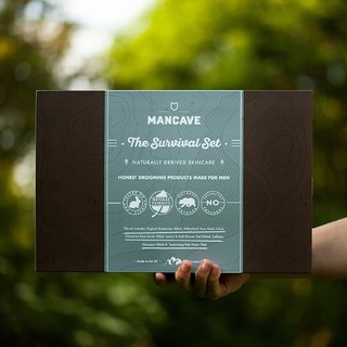 ManCave 自然 survival 男士护肤6件套装
