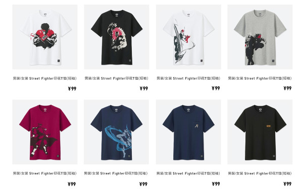 天猫精选 UNIQLO 优衣库 X Street Fighter 街头霸王合作系列 UT