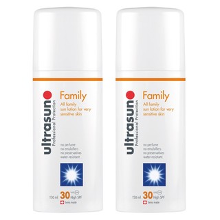 ultrasun U佳 极敏感肌 家庭防晒乳霜 SPF30 150ml*2