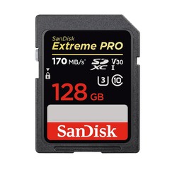 SanDisk 闪迪 Extreme PRO 至尊超极速 SDXC卡 128GB