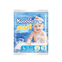 KooDoo 可哆 游泳裤 L6101B 游泳纸尿裤 L1片*1包(9-14kg)