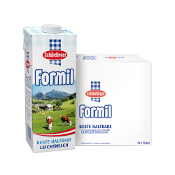 奥地利Schardinger莎丁格进口脱脂牛奶1L*12盒