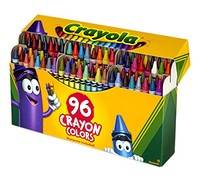 Crayola 绘儿乐 进口学生绘画文具 96色彩色蜡笔（盒装）52-0096
