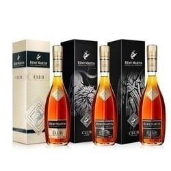 REMY MARTIN 人头马 CLUB 干邑白兰地 普通版+狮子座+处女座 350ml*3瓶