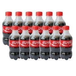 Coca Cola 可口可乐 汽水 300ml 12瓶 塑料瓶装 *8件
