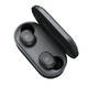 SoundPEATS Tws5.0真无线蓝牙耳机 迷你入耳式降噪运动耳机磁吸充电 通用苹果华为小米 truefree 黑色