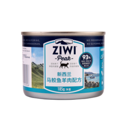Ziwi 巅峰 猫主食罐头 马鲛鱼羊肉 185g/罐 *6件