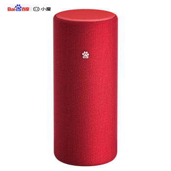 小度智能音箱Pro 百度旗下人工智能硬件 wifi/藍(lán)牙音箱 海量資源 兒童模式 AI音響 中國紅（外接電源）