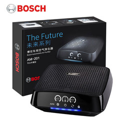 BOSCH 博世 车用车载空气净化器AM201 除PM2.5甲醛甲苯TVOC急速净化 BME280传感器 滤网用量及温湿度显示