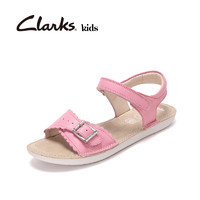 Clarks其乐童鞋儿童凉鞋女舒适花朵平跟女童凉鞋Ivy Blossomjnr